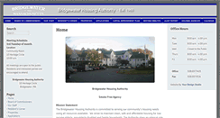 Desktop Screenshot of bridgewaterhousingauthority.org